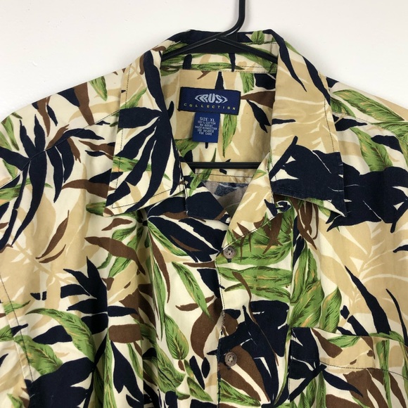 Russ Collection Palm Tree Print Shirt - Picture 3 of 5